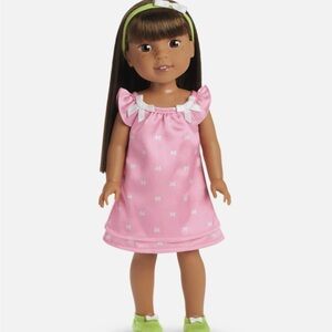 American Girl Wellie Wishers Ruffles & Bows PJs Pajamas - No Doll